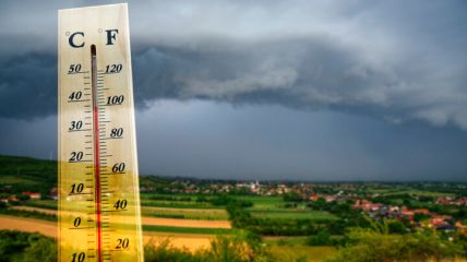 Teils große Hitze und schwere Gewitter. Vorhersage