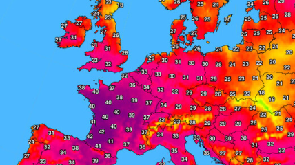 Hitzewelle im Südwesten- Deutschland am Rande eines "Heat Domes" Vorhersage