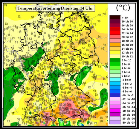 Dank des Föhns war das Quecksilber in München gestern bis auf 22.9 Grad angestiegen. Dort kamen bei bestem Sonnenschein doch schon wieder fast sommerliche Gefühle auf…