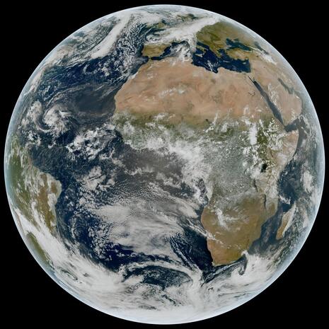 Echtfarbenbild vom 22. September 2025, 12 UTC