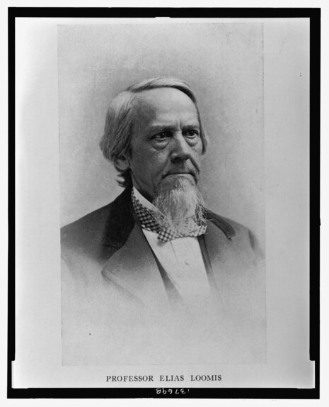 Elias Loomis, 1880, Quelle: Library of Congress, Washington, D. C., über Wikimedia Commons.