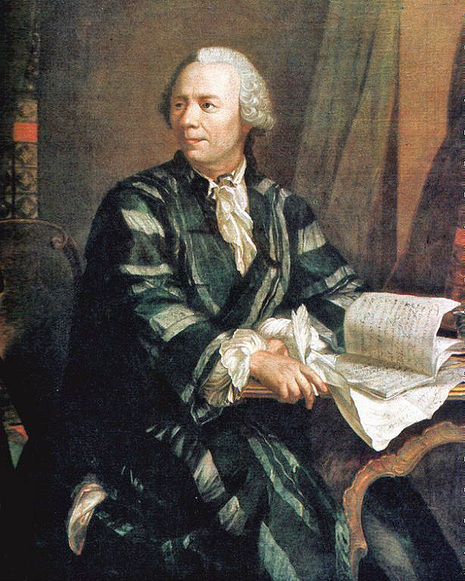 Leonhard Euler, Jakob Emanuel Handmann (1718-1781), ca. 1756, Quelle: Deutsches Museum, München, über Wikimedia Commons