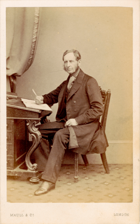 Robert FitzRoy, um 1860, Royal Horticultural Society, Maull & Co., London, ĂŒber Wikimedia Commons