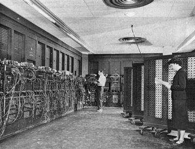 ENIAC auf einem Bild der US-Armee,