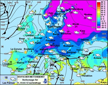 Wie eiskalt ist dies Händchen . . . - Wetterdienst.de