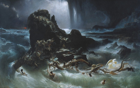 Gemälde Die Sintflut von Francis Danby 1840 