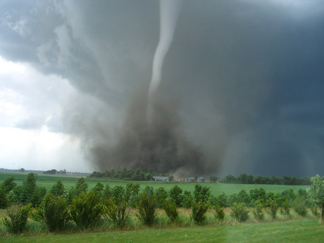 Tornados, die aus einem Superzellengewitter entstehen, sind die häufigsten und oft auch die gefährlichsten