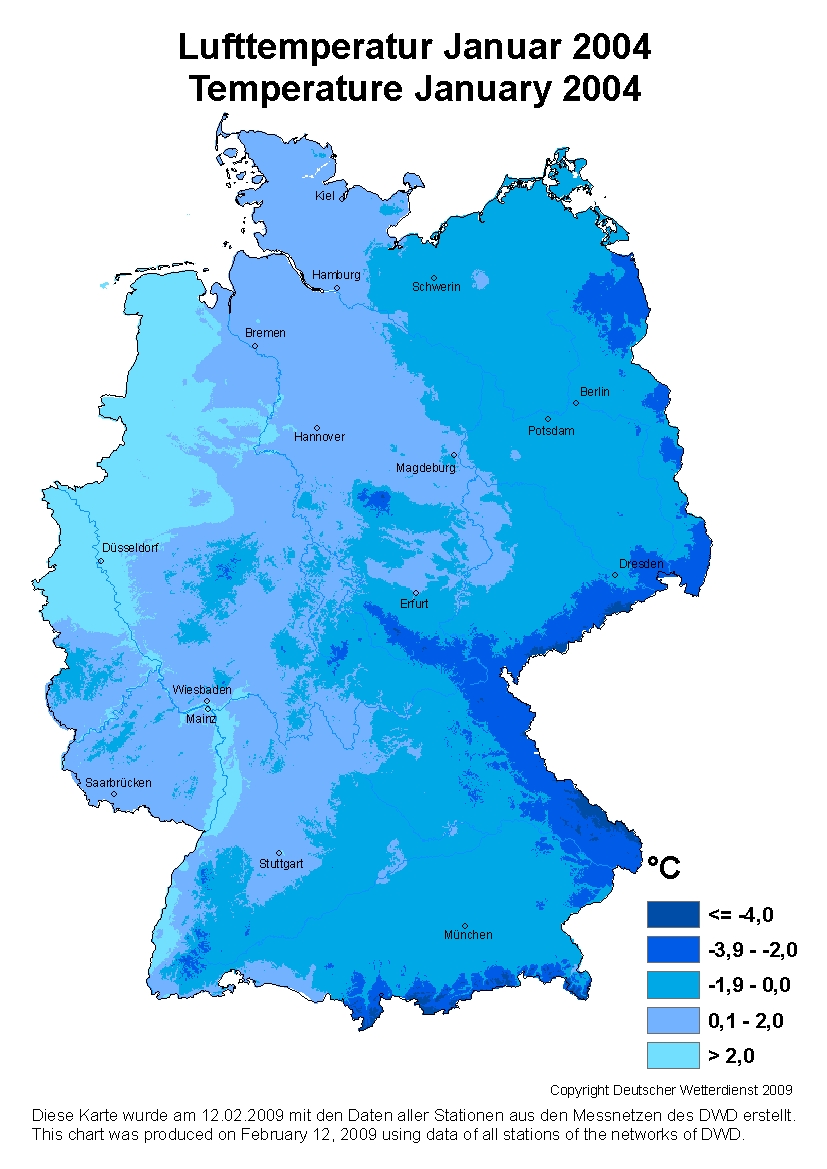 Klimakarten Deutschland - Wetterdienst.de