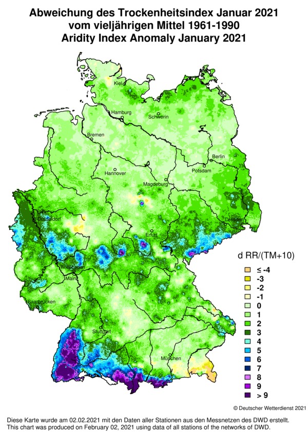 Klimakarten Deutschland Wetterdienst.de