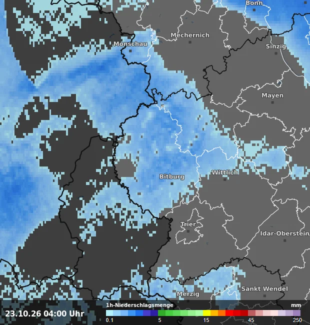 1h-Niederschlagsmenge Eifelkreis Bitburg-Prüm