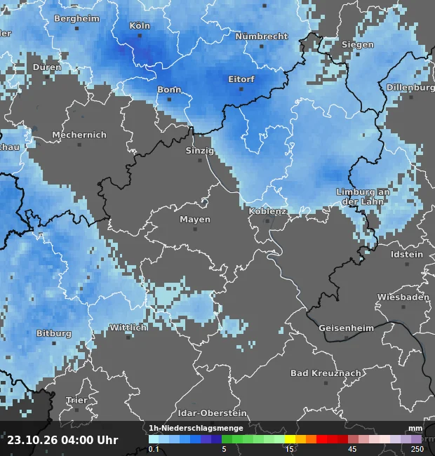 1h-Niederschlagsmenge Mayen-Koblenz