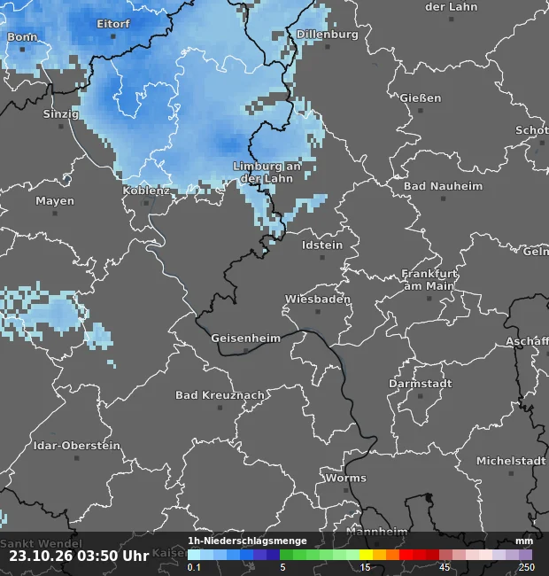 1h-Niederschlagsmenge Rheingau-Taunus-Kreis