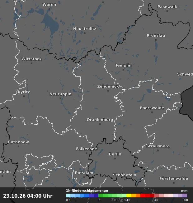 1h-Niederschlagsmenge Oberhavel