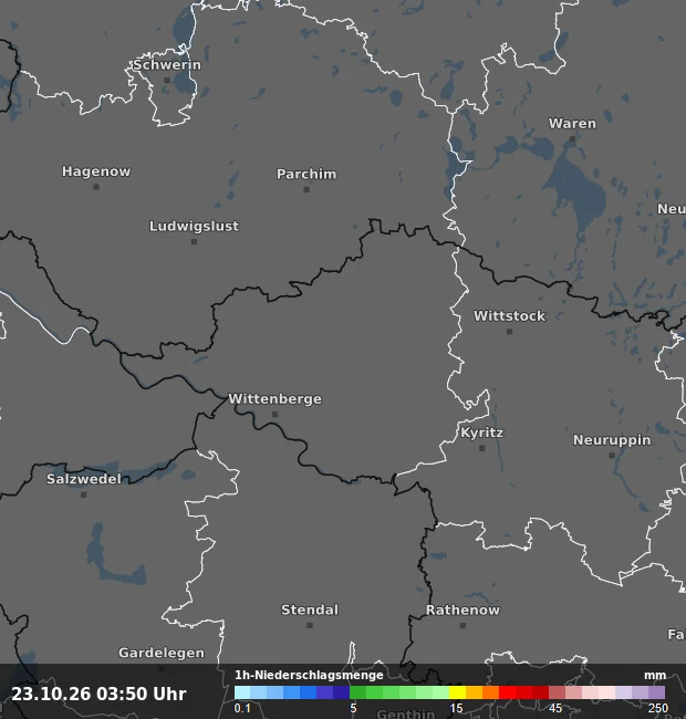 1h-Niederschlagsmenge Prignitz