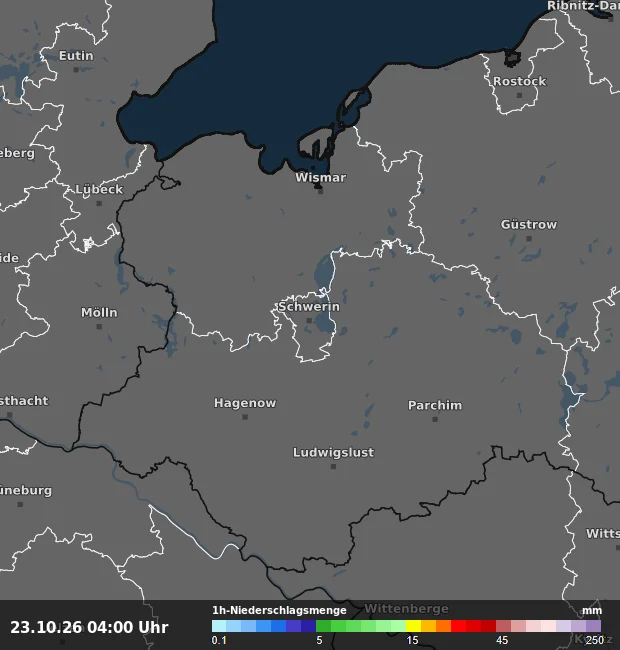 1h-Niederschlagsmenge Schwerin
