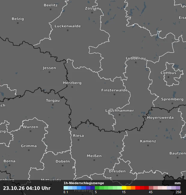 1h-Niederschlagsmenge Elbe-Elster