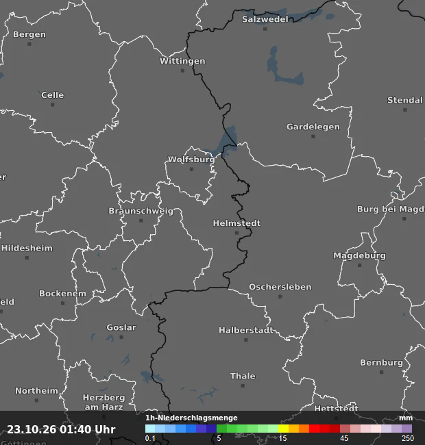 1h-Niederschlagsmenge Helmstedt