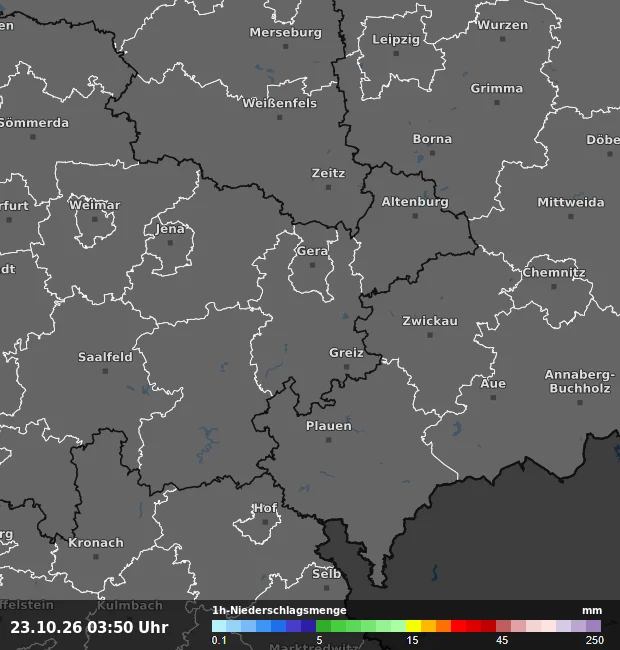 1h-Niederschlagsmenge Greiz