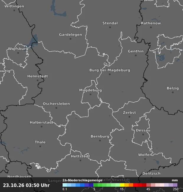 1h-Niederschlagsmenge Magdeburg