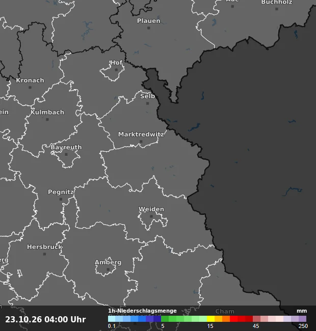 1h-Niederschlagsmenge Tirschenreuth