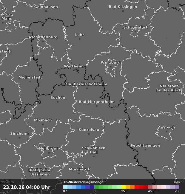 1h-Niederschlagsmenge Main-Tauber-Kreis