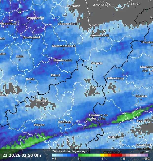 24h-Niederschlagsmenge Altenkirchen (Westerwald)