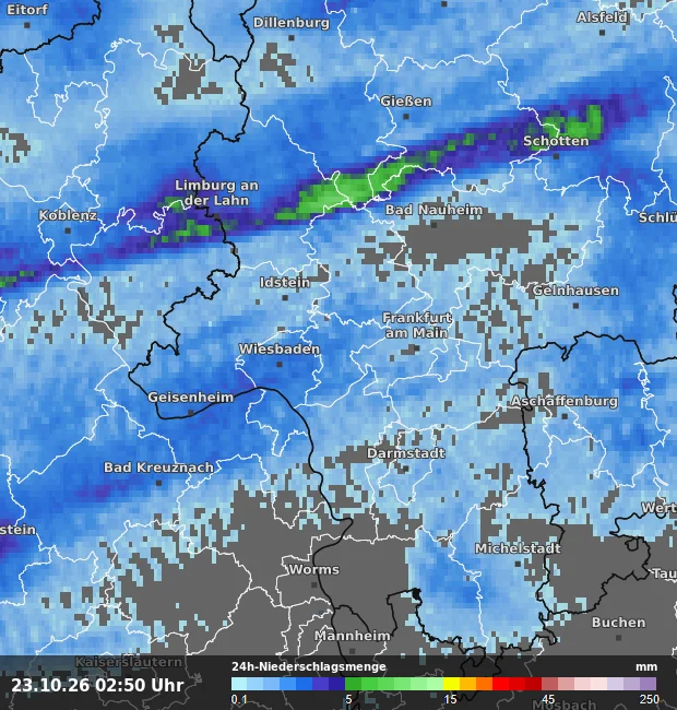 24h-Niederschlagsmenge Main-Taunus-Kreis
