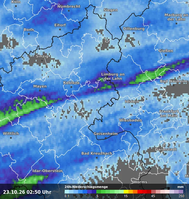 24h-Niederschlagsmenge Rhein-Lahn-Kreis