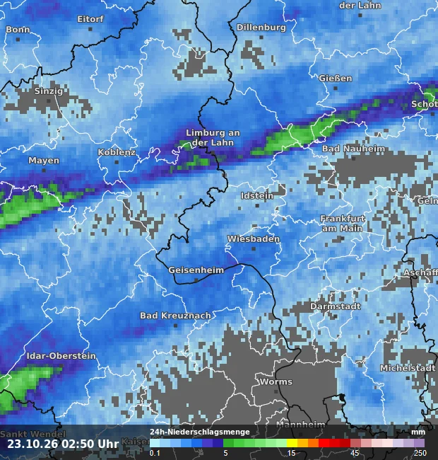 24h-Niederschlagsmenge Rheingau-Taunus-Kreis