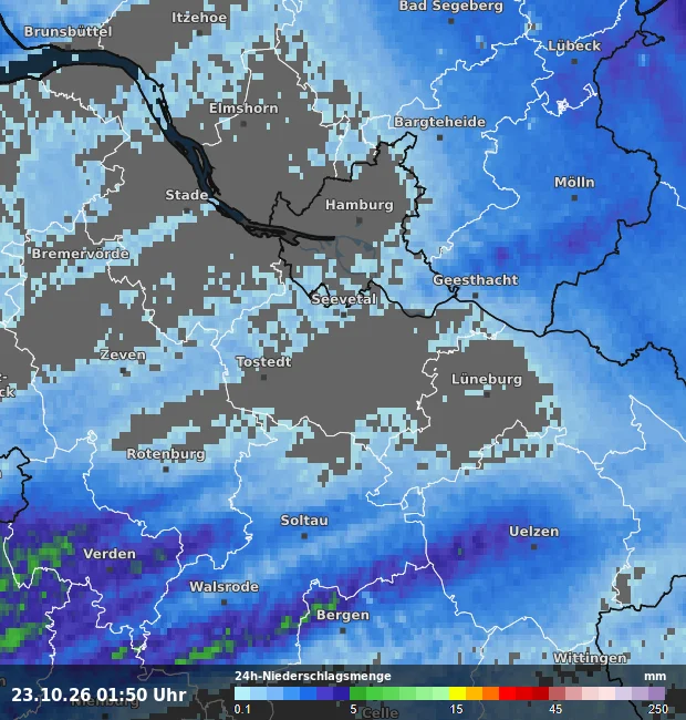 24h-Niederschlagsmenge Harburg