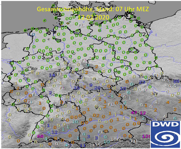 Was macht eigentlich der Schnee in Deutschland? Wetterdienst.de