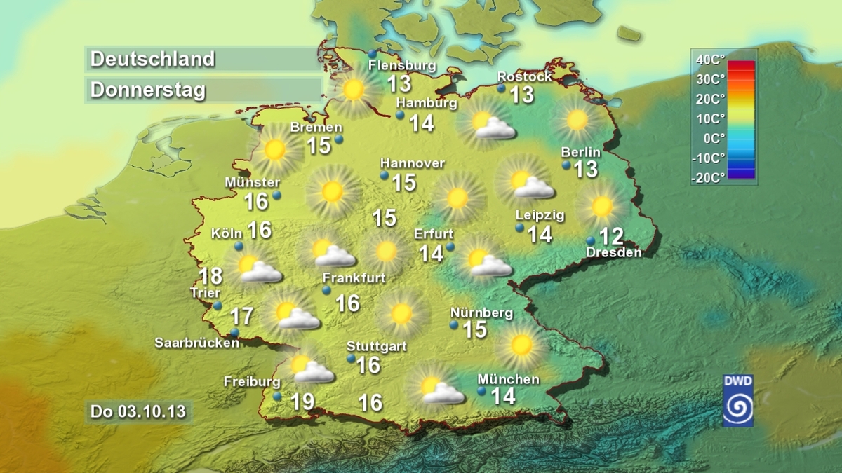 Tag der Deutschen Einheit - Wetterdienst.de