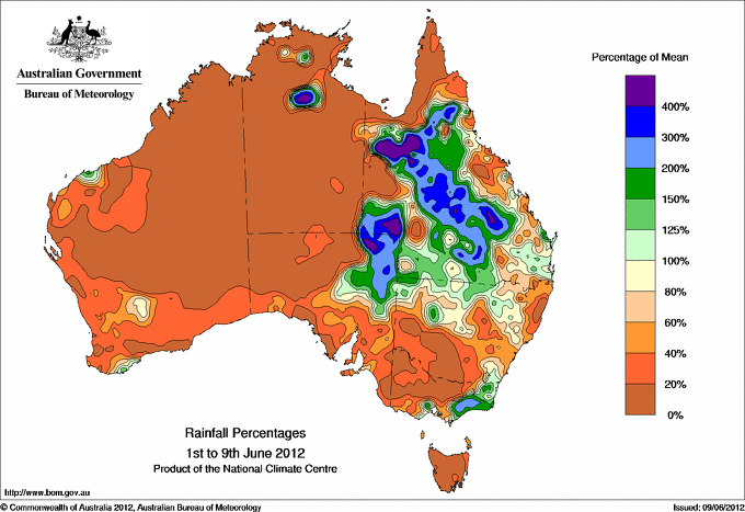 In Australien mehr als das Fünffache des Regensolls - Wetterdienst.de