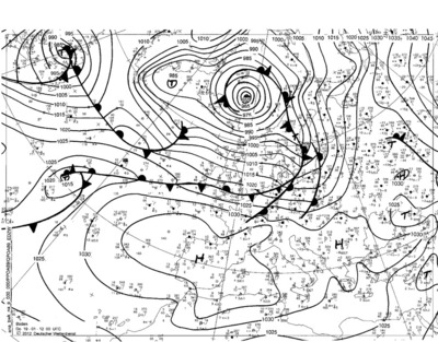 Bodenwetterkarte 