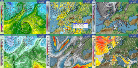 Diese Grafik zeigt die Vorhersage der Großwetterlage für den 29.02.2024 um 06 UTC. (Quelle DWD)