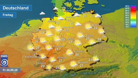 Wetter und Temperatur (DWD) (Quelle DWD)