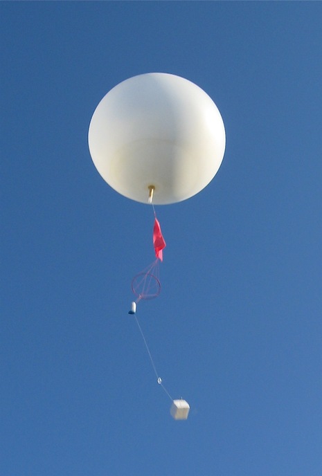 Bild einer Radiosonde