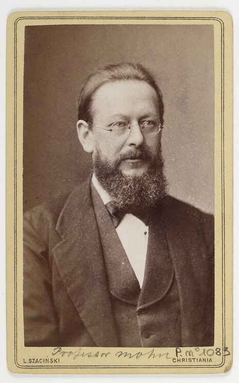 Henrik Mohn, Porträt, 1881, Ludwik Szacinski (1844-1894), Quelle: Bibliothèque nationale de France, Paris, über Wikimedia Commons