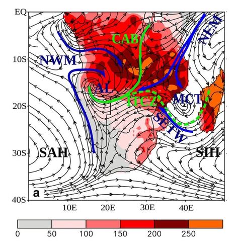 Abb. 1  Quelle: Springer Verlag, Southern African monsoon: intraseasonal variability and monsoon indices (Silvério, K.C., Grimm, A.M. Southern African monsoon: intraseasonal variability and monsoon indices. Clim Dyn 58, 1193–1220 (2022). https://doi.org/1