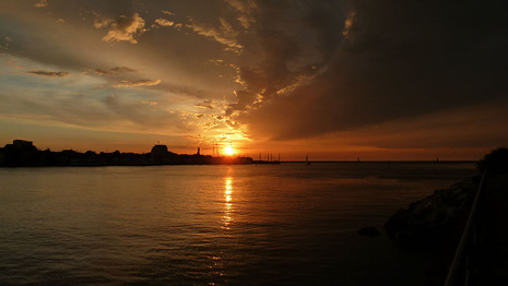 Sonnenuntergang an der Ostsee