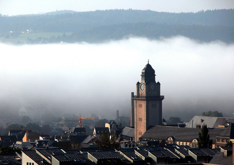 Inversionswetterlage in Plauen