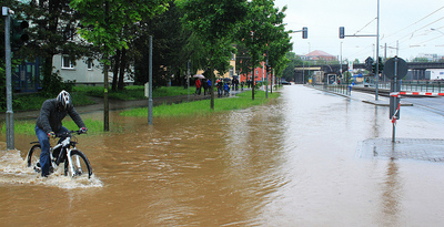 Land unter in weiten Teilen Deutschlands