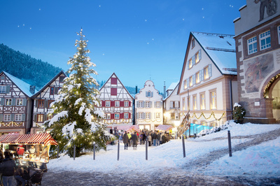 Gehört für viele zu Weihnachten: Schnee