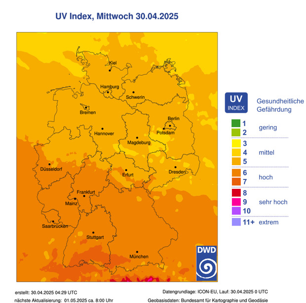 Mit freundlicher Genehmigung des DWD